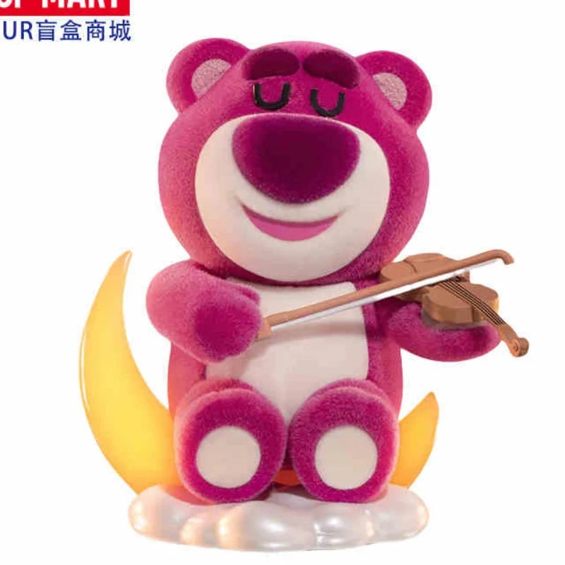 Disney Pixar Lotso Strawberry Bear Fantastic Dating Series Blind Box Tide Play Action  Figures Kawaii Doll Ornament Trendy Gift