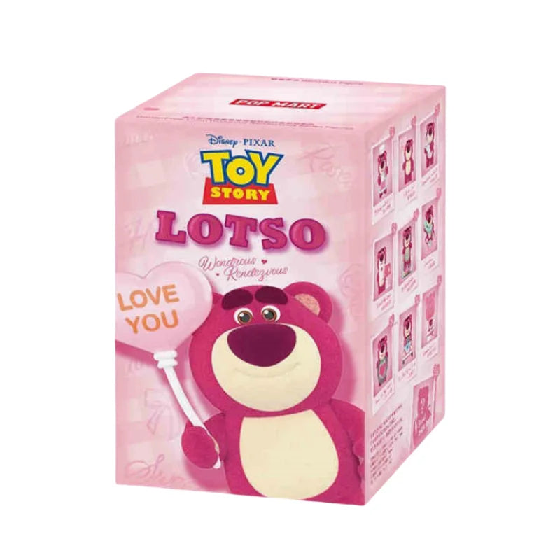 Disney Pixar Lotso Strawberry Bear Fantastic Dating Series Blind Box Tide Play Action  Figures Kawaii Doll Ornament Trendy Gift