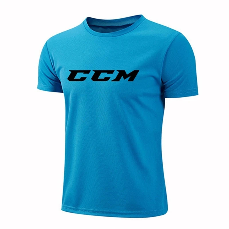 Running Shirts Soccer Shirts CCM Men's Jersey Sportswear Men's Running T-Shirts Quick Dry Compression Sport T-Shirts Fitness Gym