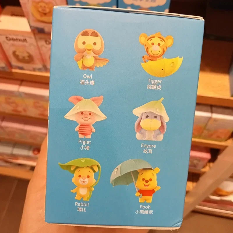 MINISO Disney Winnie the Pooh Owl Tigger Piglet Eyeore Rabbit Blind Box Gifts Toy Model Anime Figures Collect Ornaments