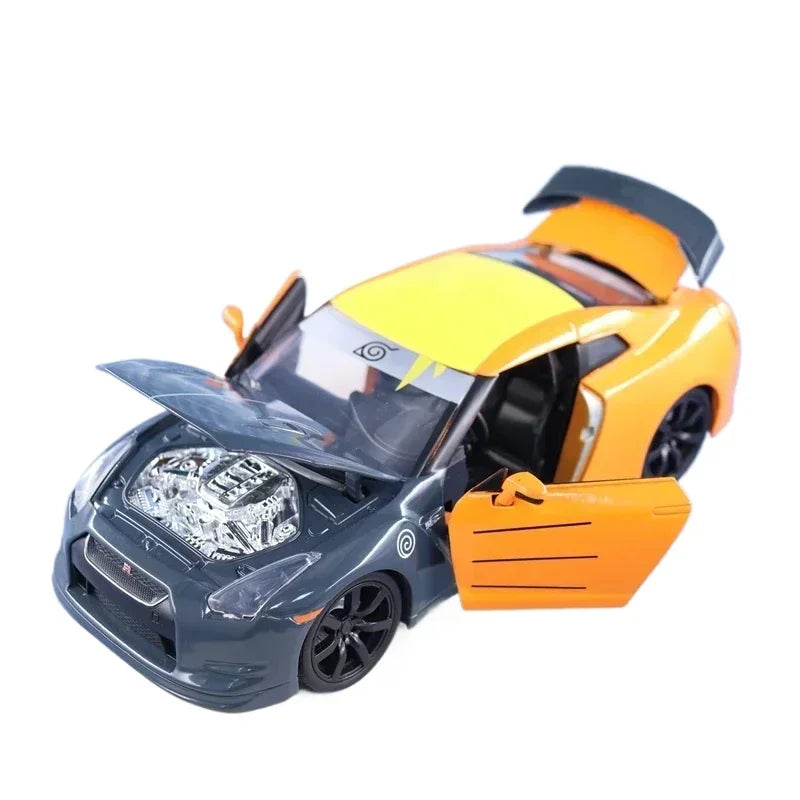 Jada 1:24 2009 Nissan GT-R High Simulation Diecast Car Metal Alloy Model Car Children's toys collection gifts