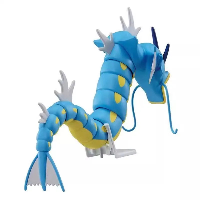 Original Bandai Pokemon Figures Gyarados Anime Action Figure Simple Assembly Collectible Model Ornaments Model Toys Gifts PVC