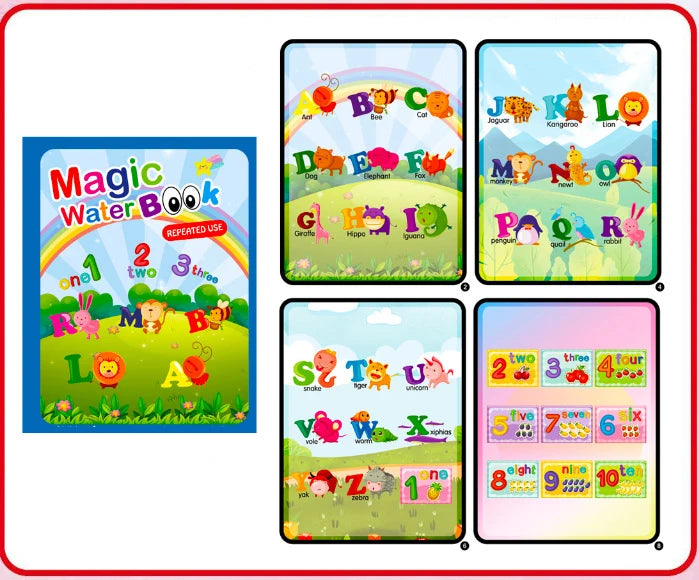 NEW Kids Magic Water Drawing Books Coloring Books Painting Toys for Kids Birthday Christmas New Year Gift for Boys and Girls