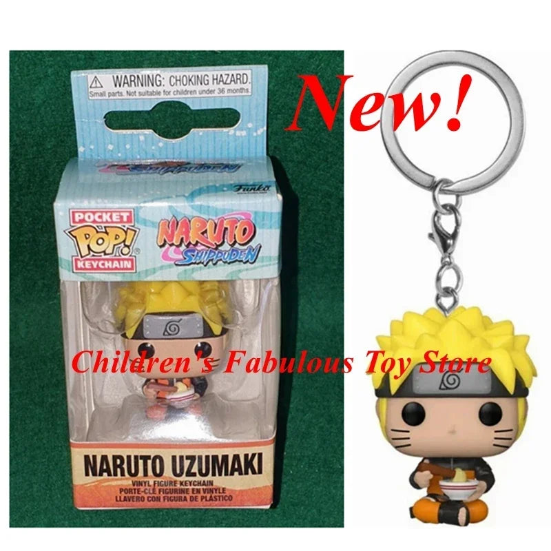 20 styles Funko Narutos KAKASHI Sasuke Kurama anime Action Toys Figures SIX PATH Pain 4cm Keychain Glows in The Dark