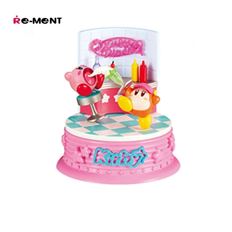 RE-MENT Capsule Toys Kirby Waddle Dee City of Pop Series Blind Box Toys Anime FIgure Model Toys Collect Ornaments