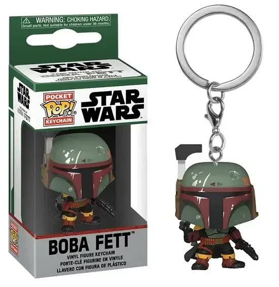 NEW FUNKO Pop New Stormtropper Mandalorian Darth Vader Yoda Keychain PVC Action Figure Collection Model Toys For Children POP