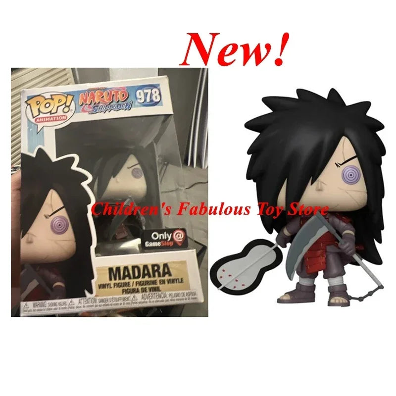 NEW FUNKO POP NARUTOes 71 Sasuke 72 179 978 Madara Uchiha 1200 1233 1278 1381 Action Figure Vinyl Collection Model Toy for Gifts