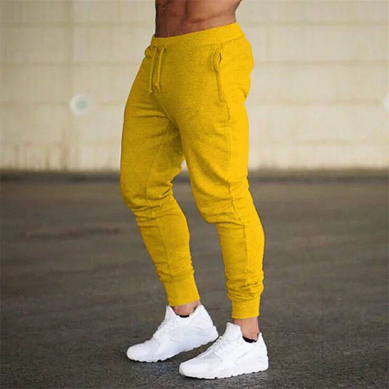 Spring and Autumn Thin Men's Sweatpants Pants Men's Running Sports Pants Summer Outdoors Movement Workout Pants S-3XL