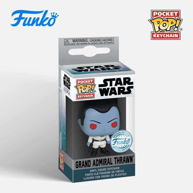 Funko POP Star Wars Ahsoka Grand Admiral Thrawn Anime Fiugure Model Pendant Toys Collect Ornaments Kids Gifts