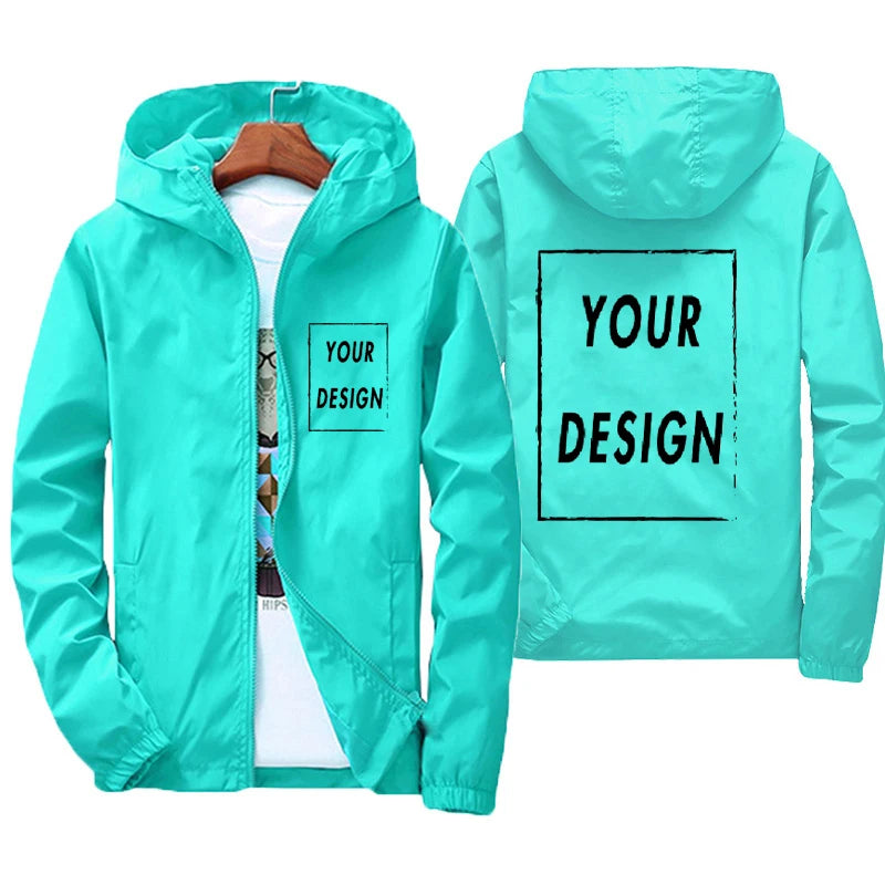 Custom Brand Logo Autumn Jacket Men Waterproof Warm Windbreaker Casual Clothing Big Size 6Xl Men Green Black Red Jacket Outdoor