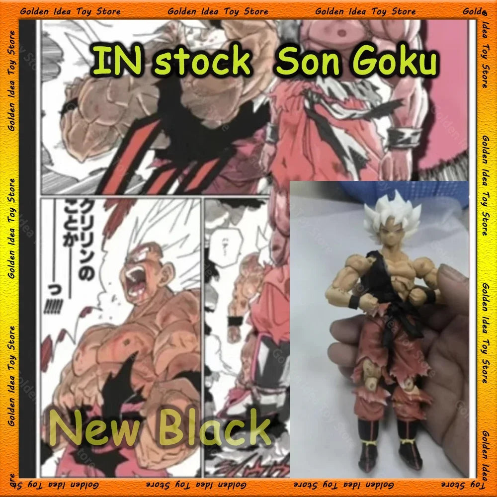 New Black Hole Toys Dragon Ball Z Son Goku Shf Ssj Super Saiyan Warrior Awakening Ver Anime Action Figure Collectible Model Toy