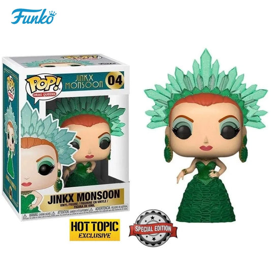 FUNKO POP Drag Queens Jinkx Monsoon Singer Hot Topic Exclusive Vinyl Figure Collection Action Figure Table Ornaments Gifts