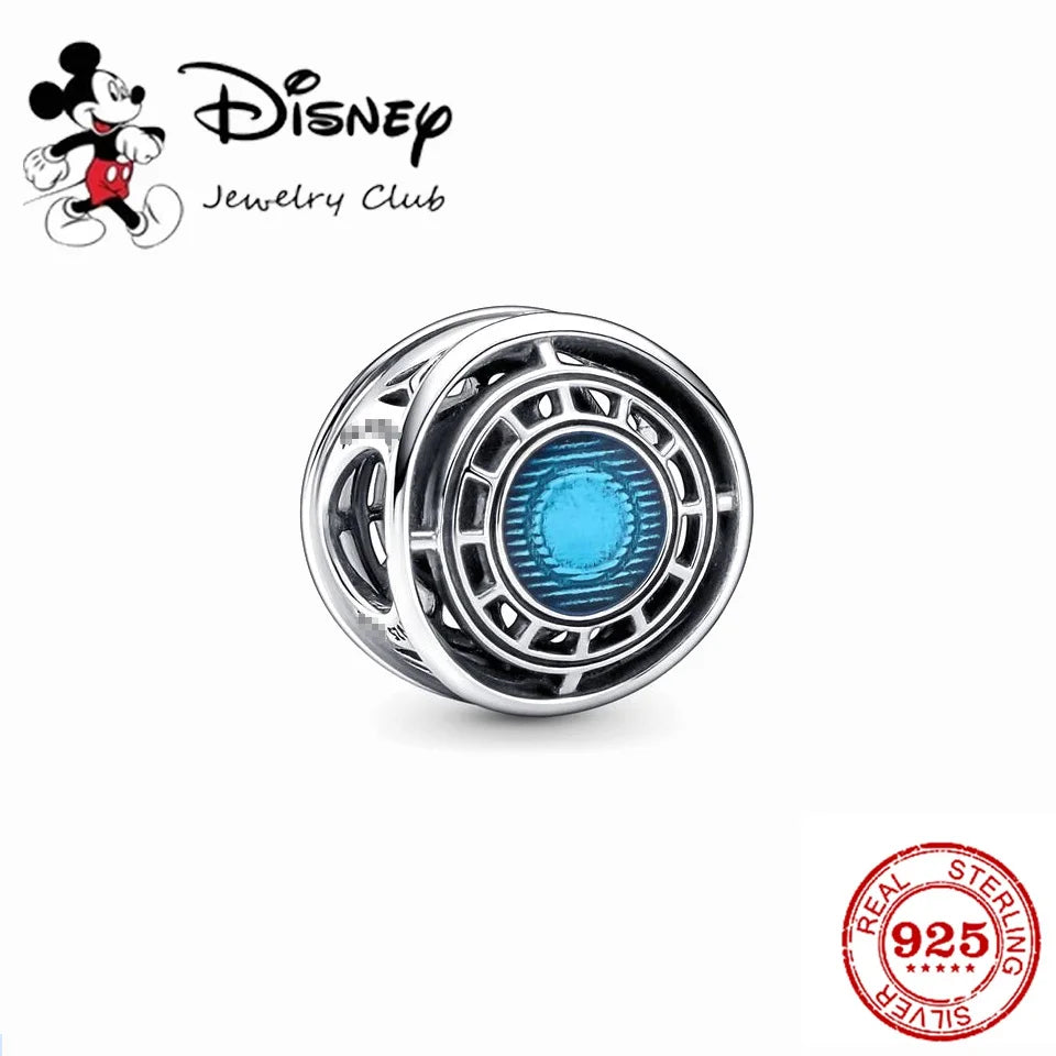 925 Silver Disney 100th Princess Pumpkin Cart Mickey Minnie Dumbo Charm Stitch Beads Fit Original Pandora Bracelets DIY Jewelry