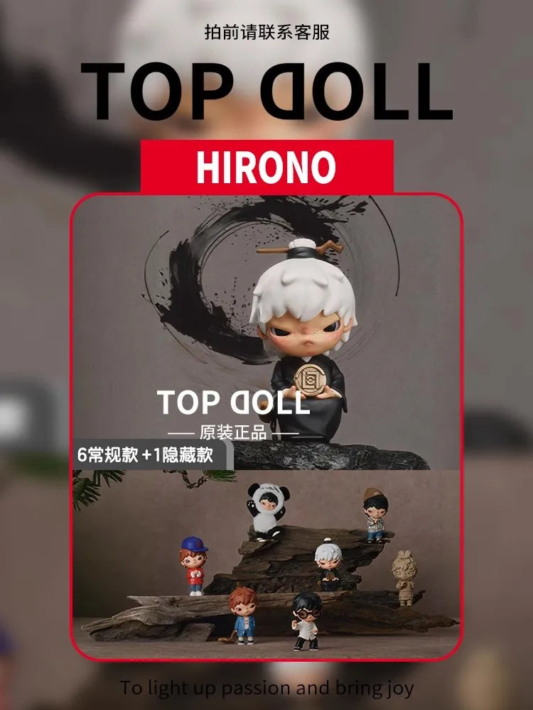 Hirono×Clot Series New Genuine Anime Figures Limited Edition Hirono Yin-Yang Collectible Toys Christmas Decoration Toy Gifts