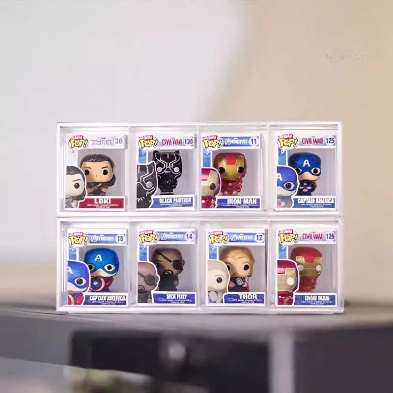 Funko Bitty POP Marvel Infinitywar Iron Man Thanos Black Panther  Toy Peripheral Model Collectible Ornament Gift for Kids