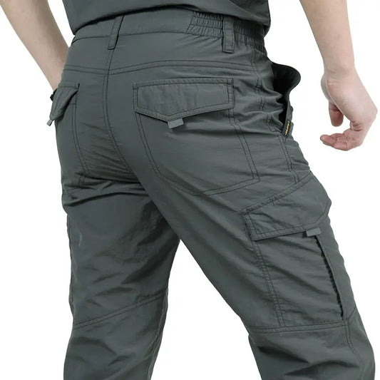 Military Tactical Pants Cargo Men Waterproof Trousers Casual Pants Wear-resistant Multi-pocket Outdoor Hiking Work Trousers Male