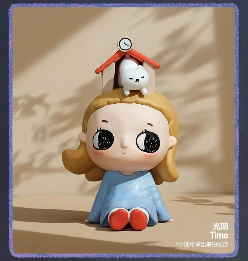 POPMART Nyota Growing Up By Your Way Series Blind Box Guess Bag Mystery Box Toys Doll Cute Anime Figure Desktop Ornaments Gift