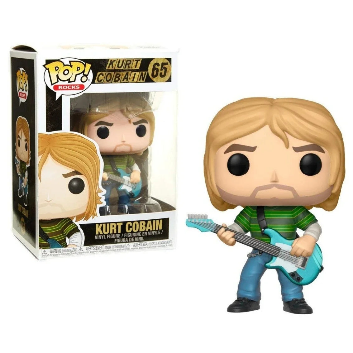 NEW FUNKO POP Star Periphery Singer Kurt Cobain #64 #65 #66 #67 SE Figure Vinyl Figure Collectible Model Toys Dolls for Gifts