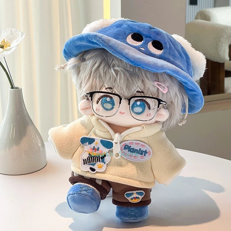 20cm Anime Love And Deepspace Xavier Rafayel Zayne Sylus Plush Doll Cotton Body Change Clothes Outfit Stuffed Toy Cosplay Gift