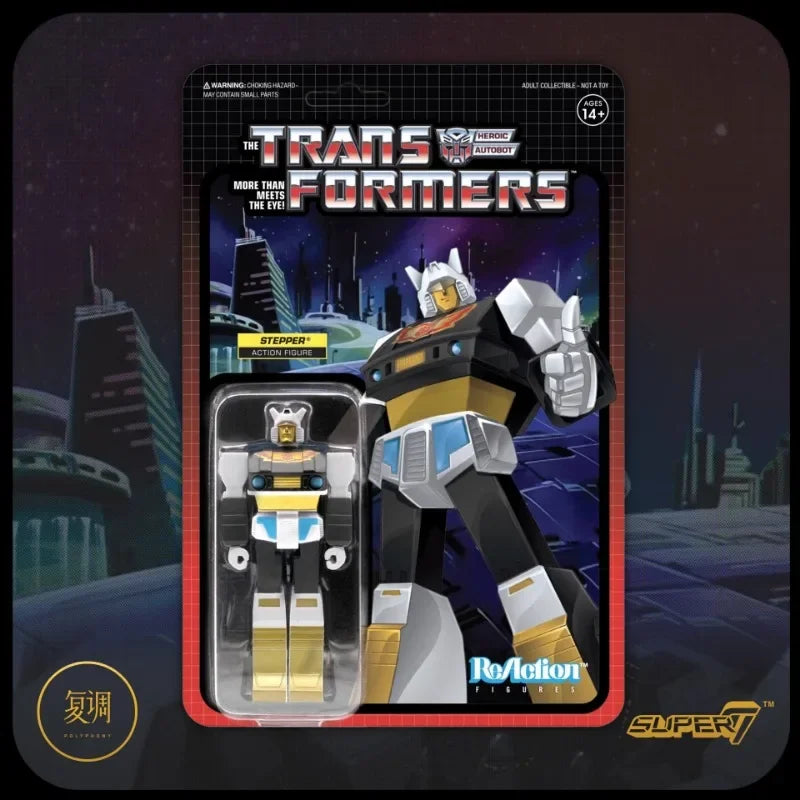 In Stock Super7 Transformers Black Friday Limited 3.75 Inch Reaction Figure Gift Collection Toy