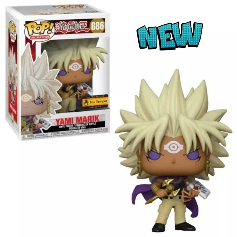 2024 NEWest Funko Pop! Animation - Yu-Gi-Oh Yami Marik #886 Toy Temple Figure Toys Vinyl Doll Collection Models for Kids Gift