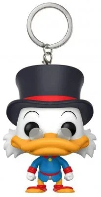 New Funko Pocket 8 Styles Keychains Disney Bobsleds Mickey Sword Minnie Donald DuckTales Scrooge Webby Action Figure Toys Gifts