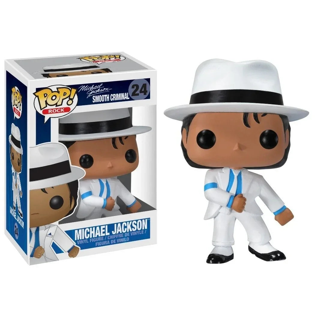 Funko POP BILLIE JEAN 22 beat it 23 SMOOTH CRIMINAL 24 BAD 25 MICHAEL JACKSON 26 345 352 359 Action Figure Collection Model Toys