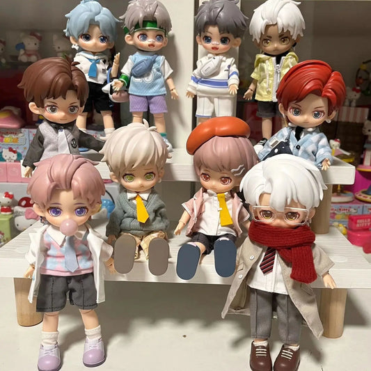 Blind Box 1/12 Bjd PEETSOON Male Classmate Series Mystery Box Obtisu1 Dolls Kawaii Cute Action Anime Figure Toys Gift