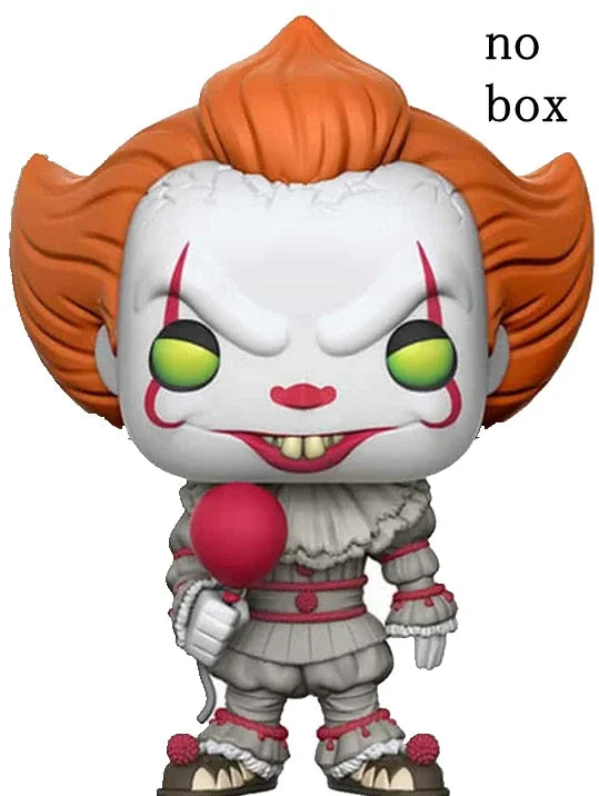 FUNKO POP Joker Pennywise with Balloon #475 Figure Model Toys for Children Christmas Birthday Gifts