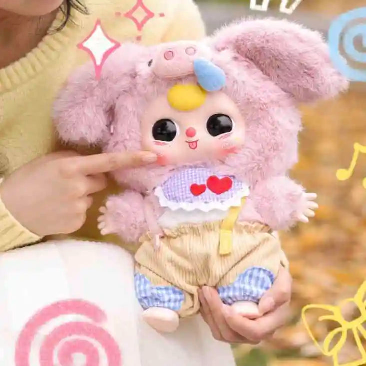 Authentic Baby Three Three Year Old 400% Second Generation Trendy Play Plush Blind Box Doll Gift Handmade Ornament Cute Gift