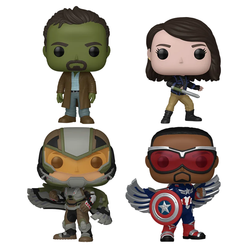 Original Funko Captain America 4 Figurine Ruth Bat-Seraph Statue Joaquín Torres Gk Figures Collectible Model Toy Desk Decor Gift