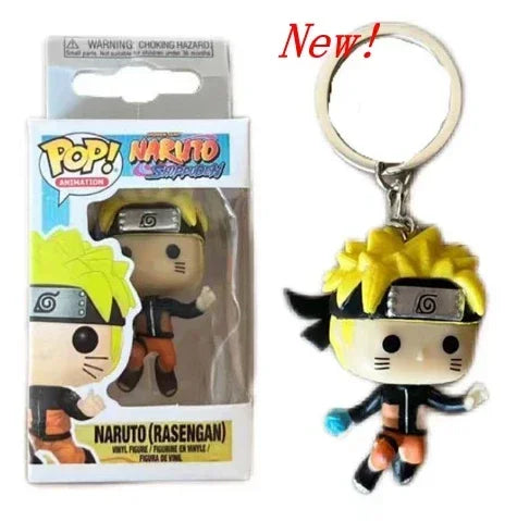 20 styles Funko Narutos KAKASHI Sasuke Kurama anime Action Toys Figures SIX PATH Pain 4cm Keychain Glows in The Dark