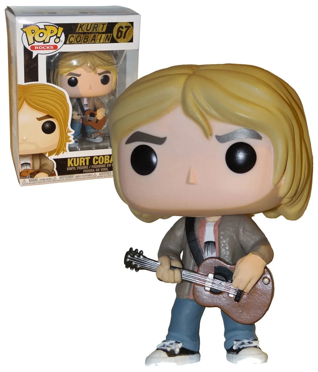 NEW FUNKO POP Star Periphery Singer Kurt Cobain #64 #65 #66 #67 SE Figure Vinyl Figure Collectible Model Toys Dolls for Gifts