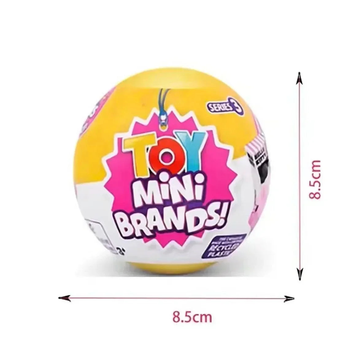 Mini Brands Supermarket Shopping Scene Toy Ball Mystery Blind Box Disney Princess IronMaln Spiderman Collectible Toys