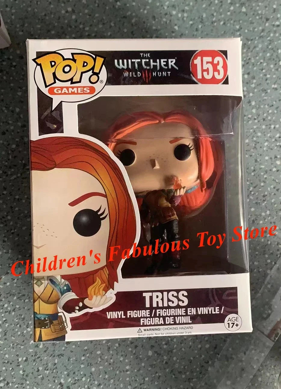 FUNKO POP
 The Witchers 3 YENNEFER #152 TRISS #153 Vinyl Action Figure Model Toys for Children Gifts