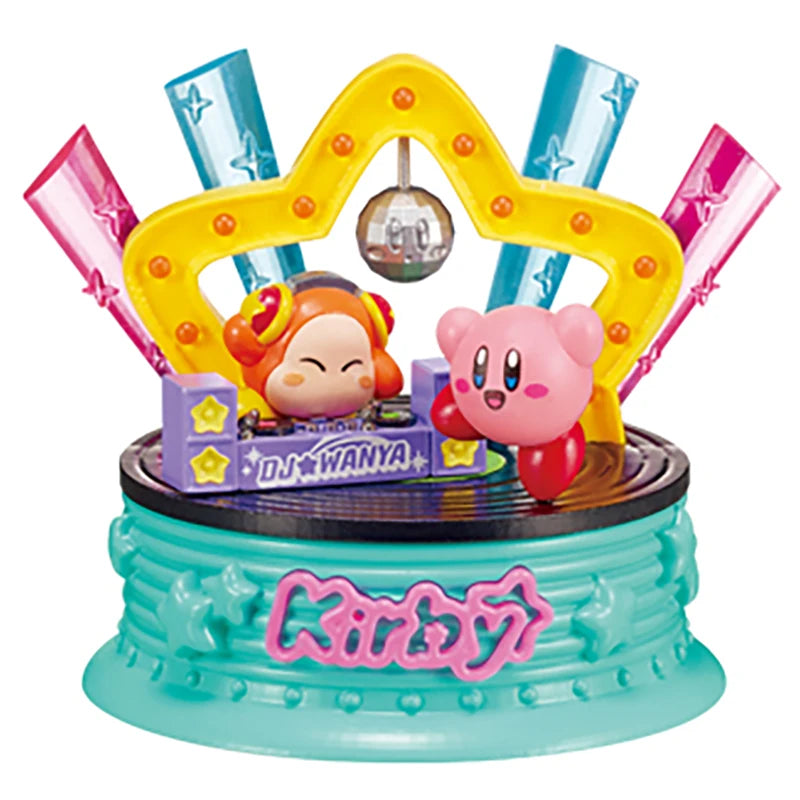 Rement Original Kirby in Pop City Arcade Kirby Car Amusement Park Gashapon Blind Box Toy Ornament Gift For Kids