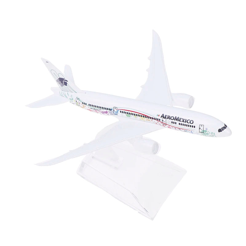 16cm 1/400 Scale Alloy Metal Mexican Air AEROMEXICO B787 Airlines Airplane Model Boeing 787 Airways Plane Model Diecast Aircraft