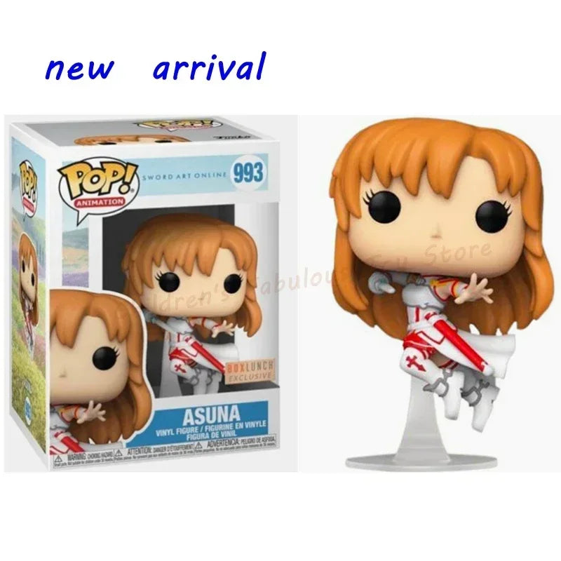 NEW Arrival Funko POP Movie&TV Swordat Online Series Asuna #993 Vinyl Action Figure Dolls Toys Gifts