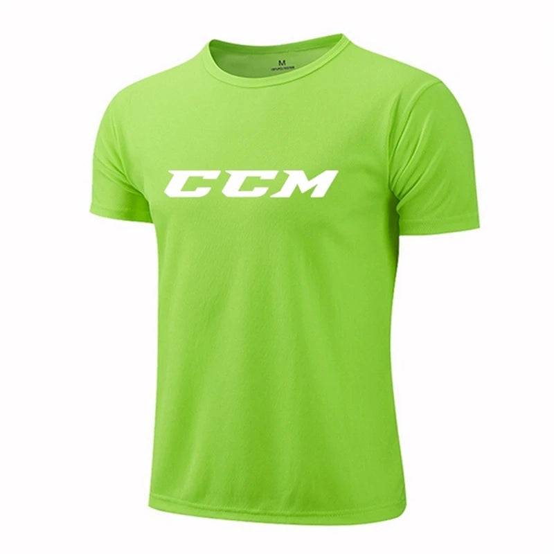 Running Shirts Soccer Shirts CCM Men's Jersey Sportswear Men's Running T-Shirts Quick Dry Compression Sport T-Shirts Fitness Gym