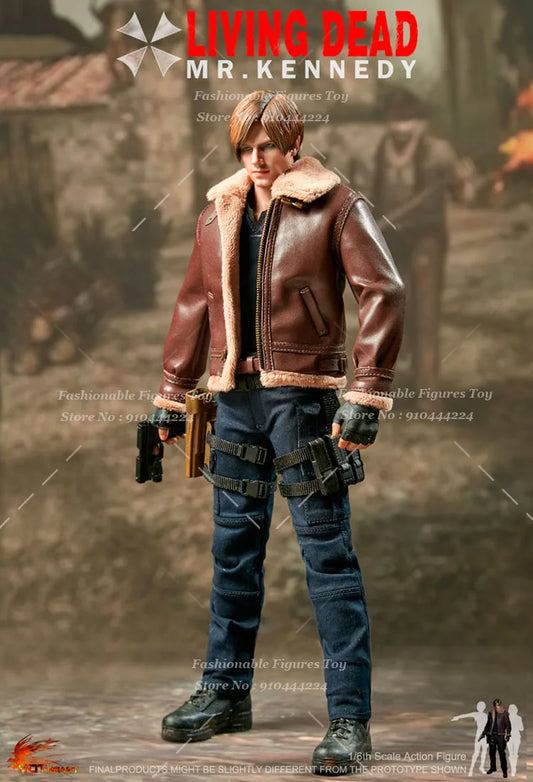 Hot Heart FD014 1/6 Men Soldier Killer Leon Anime Games Handsome Police Killer Full Set 12Inch Action Figure Model Collection To