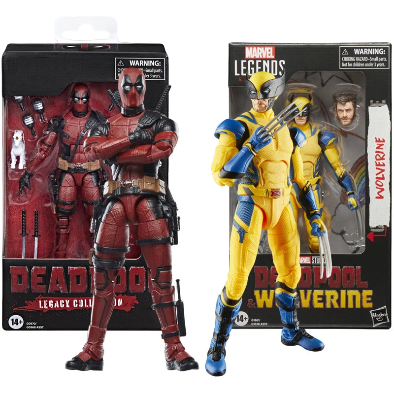 Deadpool & Wolverine Action Figure X-Men Joint Movable New Mutants Wilson Comics Wade Joint Movable Model Movie Toys for Kids