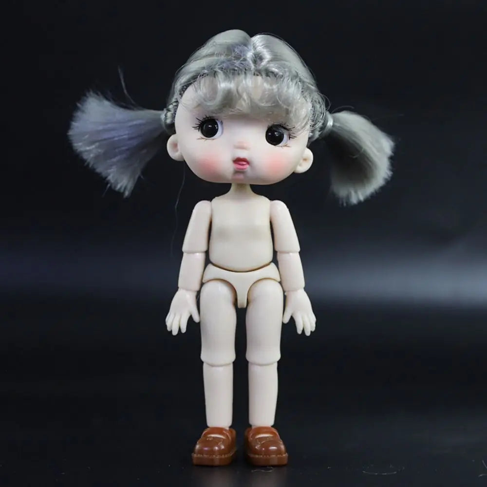 OB11 Body Doll Girl Dolls Dolls Accessories Movable Joints Doll BJD Semi-finished Toys Expression Girl Nude Nude Body Doll