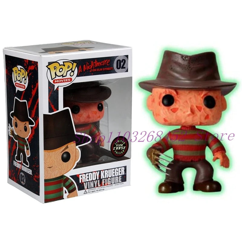 New Funko Pop Jason 01 Limit Voorhees Freddy 02 Glows 03 Michael Myers 622 202 Jason 361 611 Freddy&jason 2 Action Figure Toys