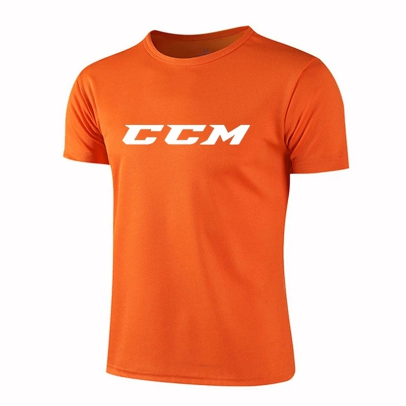 Running Shirts Soccer Shirts CCM Men's Jersey Sportswear Men's Running T-Shirts Quick Dry Compression Sport T-Shirts Fitness Gym