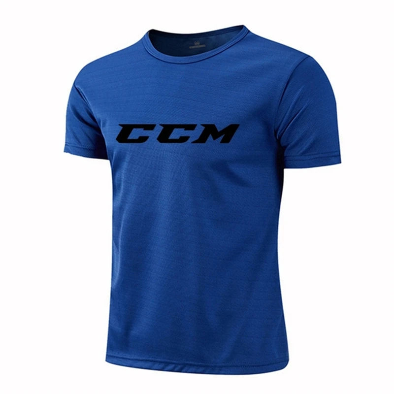 Running Shirts Soccer Shirts CCM Men's Jersey Sportswear Men's Running T-Shirts Quick Dry Compression Sport T-Shirts Fitness Gym