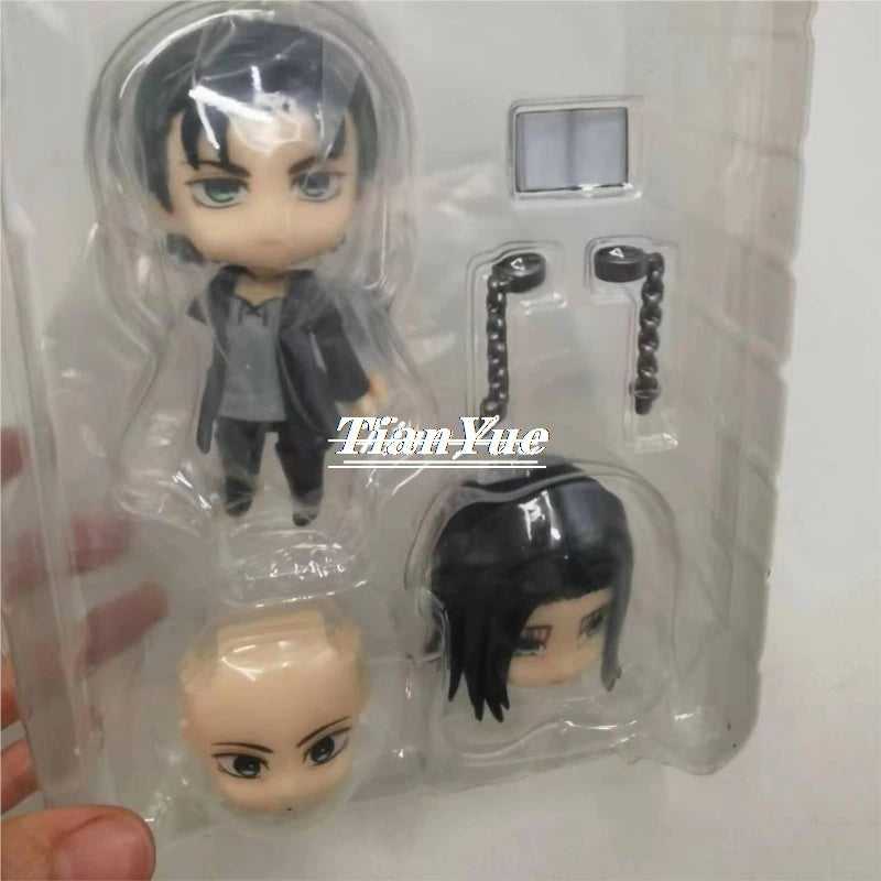 Anime Eren Yeager Attack on Titan 2000 Cute Version Action Figure Model Toy 10cm