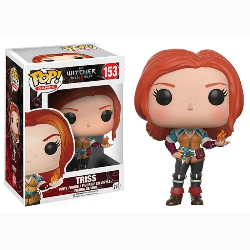 FUNKO POP
 The Witchers 3 YENNEFER #152 TRISS #153 Vinyl Action Figure Model Toys for Children Gifts