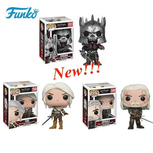 Funko POP The Witchers CIRI #150 EREDIN #151 GERALT #149 YENNEFER#152 Vinyl Action Figure Model Toys for Children Gifts