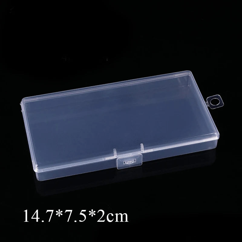 Rectangular Translucent Box Durable Strong Storage Box Packing Plastic Boxes Dustproof Strong Jewelry Storage Case Container