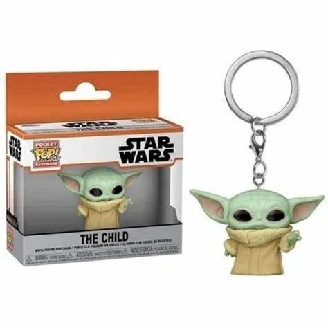 27 styles FUNKO Keychains Star-wars Baby Yoda Keychain Toy Boba Feit ig-11 the Mandalorian Darth Vader Stromtrooper Keyrings